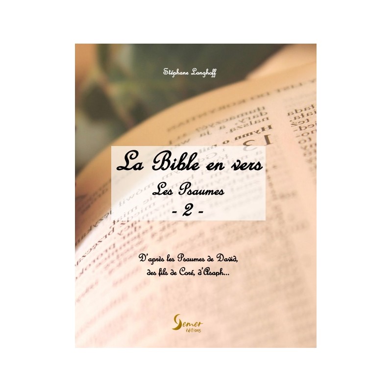 La Bible en vers - Les Psaumes 2